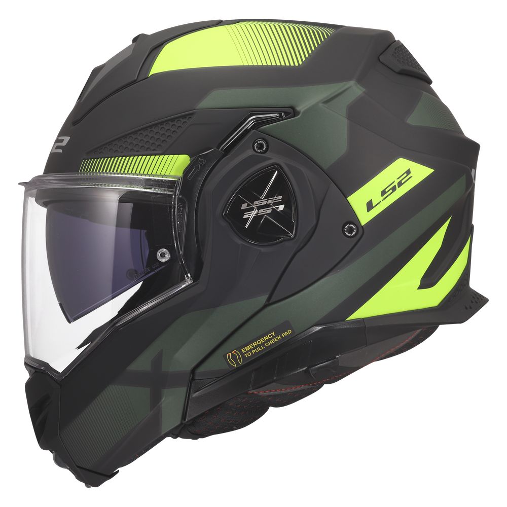 LS2 FF901 ADVANT X NOVA, MOTO ĶIVERE, melna dzeltenzaļa LS2 FF901 ADVANT X NOVA, MOTO ĶIVERE, melna dzeltenzaļa - Image 8