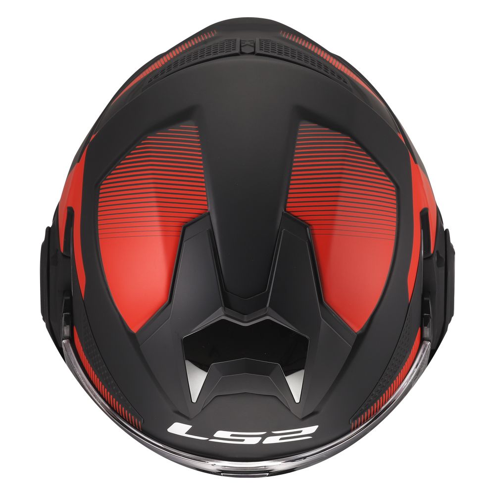 LS2 FF901 ADVANT X NOVA, MOTO ĶIVERE, melna sarkana LS2 FF901 ADVANT X NOVA, MOTO ĶIVERE, melna sarkana - Image 9