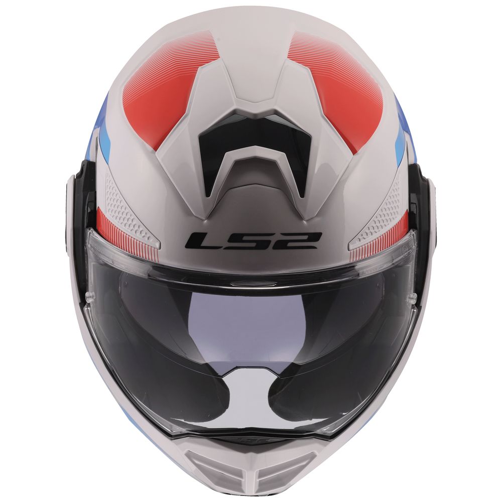 LS2 FF901 ADVANT X NOVA, MOTO ĶIVERE, balta zila sarkana LS2 FF901 ADVANT X NOVA, MOTO ĶIVERE, balta zila sarkana - Image 7