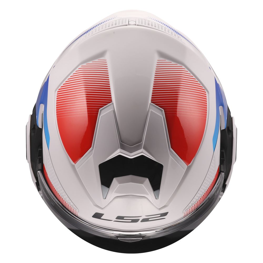 LS2 FF901 ADVANT X NOVA, MOTO ĶIVERE, balta zila sarkana LS2 FF901 ADVANT X NOVA, MOTO ĶIVERE, balta zila sarkana - Image 8