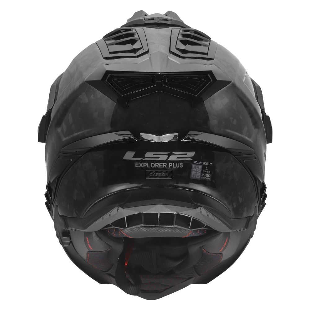 LS2 MX701 EXPLORER C FORGED, MOTO ĶIVERE, spīdīga melna LS2 MX701 EXPLORER C FORGED, MOTO ĶIVERE, spīdīga melna - Image 6
