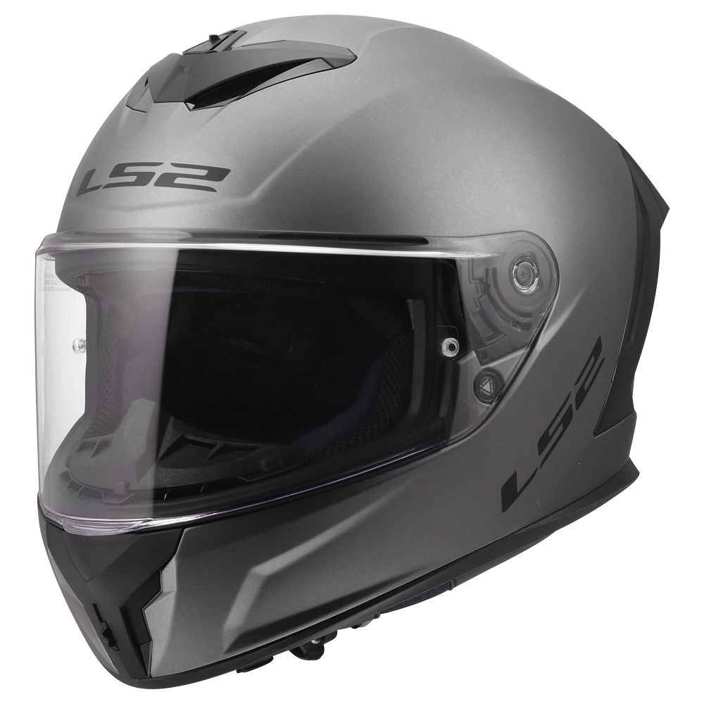 LS2 FF820 RAPID III SOLID, MOTO ĶIVERE, matēta Titanium LS2 FF820 RAPID III SOLID, MOTO ĶIVERE, matēta Titanium - Image 2