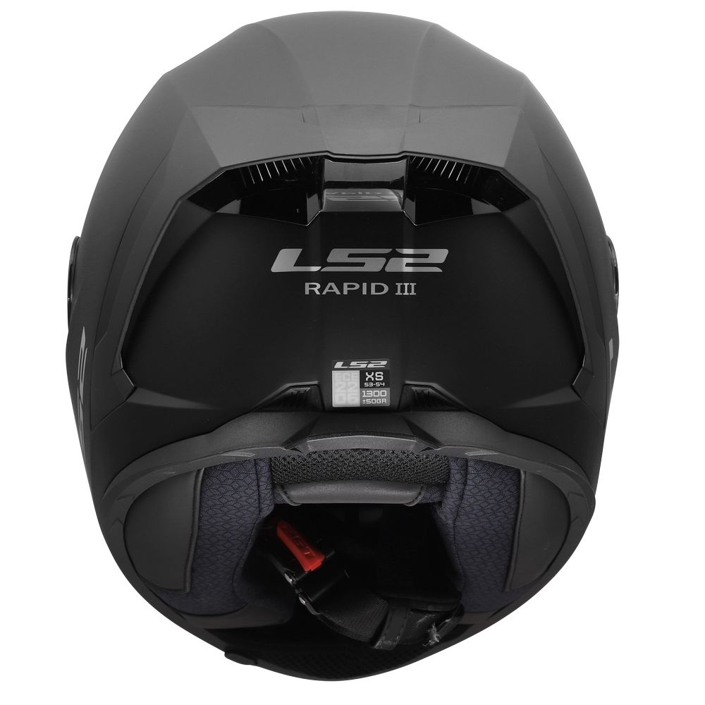 LS2 FF820 RAPID III SOLID, MOTO ĶIVERE, melna matēta LS2 FF820 RAPID III SOLID, MOTO ĶIVERE, melna matēta - Image 9