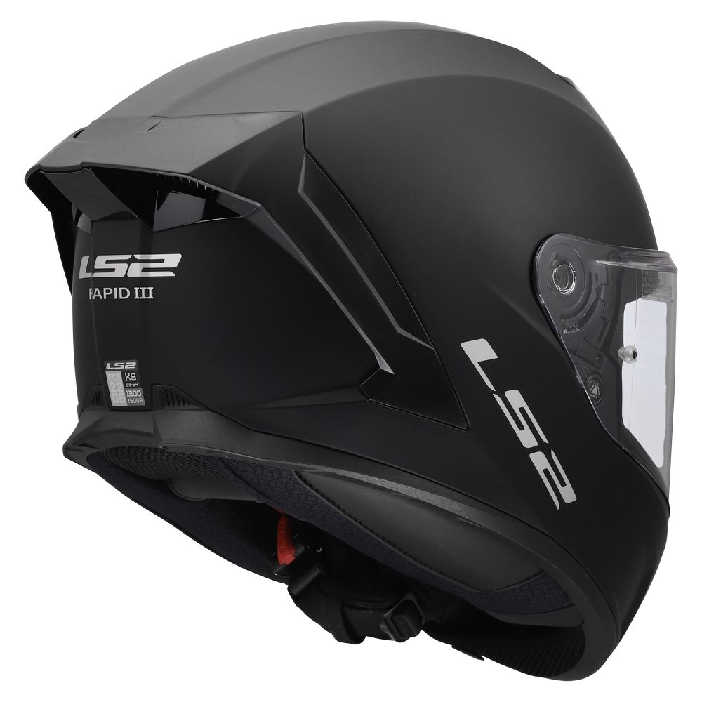 LS2 FF820 RAPID III SOLID, MOTO ĶIVERE, melna matēta LS2 FF820 RAPID III SOLID, MOTO ĶIVERE, melna matēta - Image 5