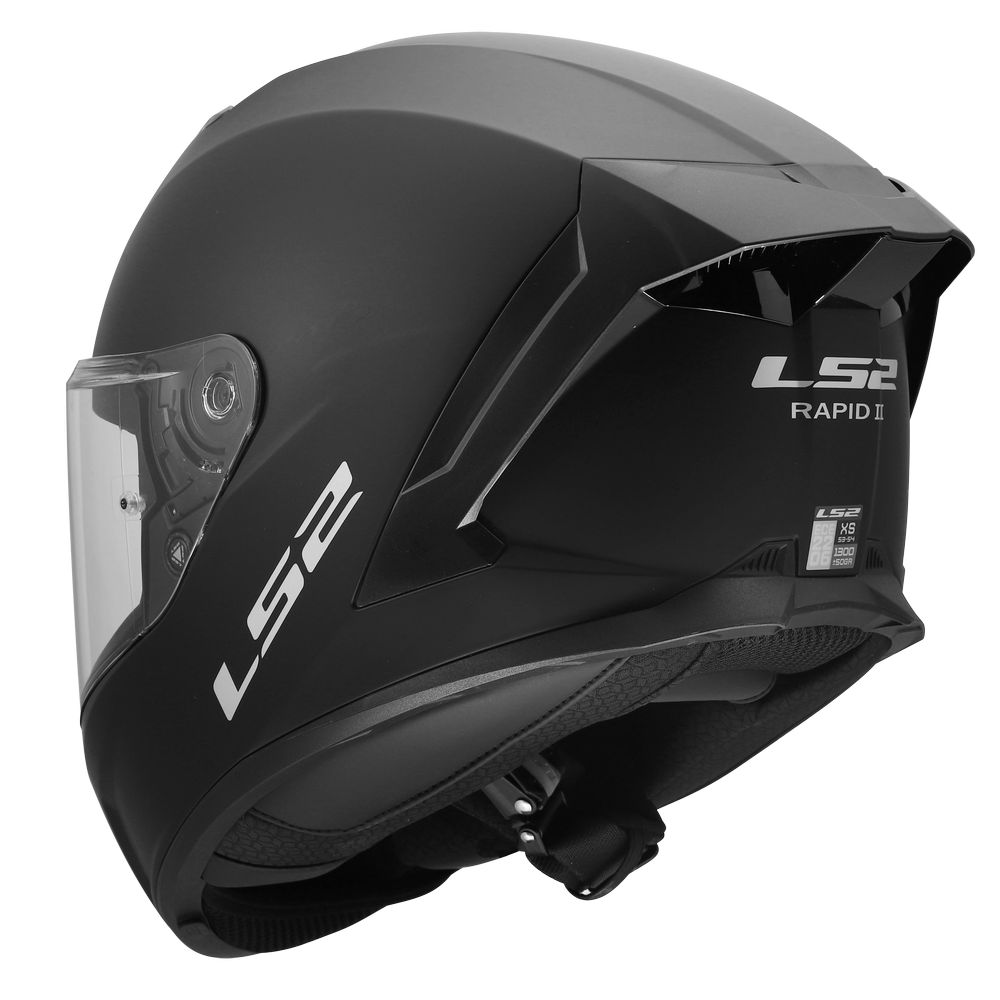LS2 FF820 RAPID III SOLID, MOTO ĶIVERE, melna matēta LS2 FF820 RAPID III SOLID, MOTO ĶIVERE, melna matēta - Image 3