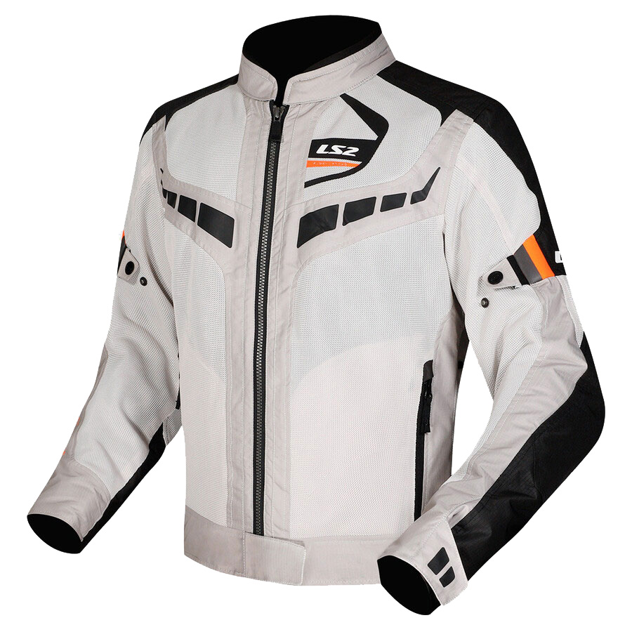 LS2 Garda Air Lady sieviešu moto jaka - melna, pelēka H-V oranža LS2 Garda Air Lady sieviešu moto jaka - melna, pelēka H-V oranža