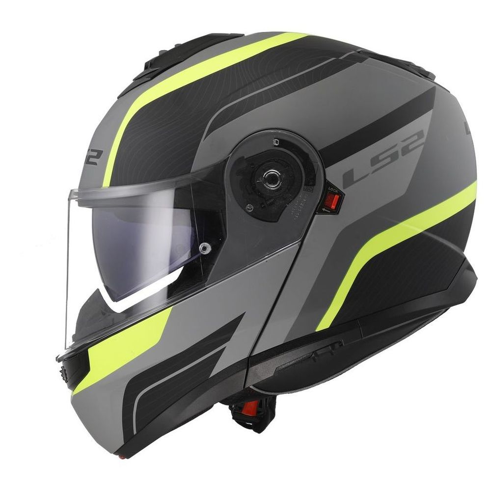 LS2 FF908 STROBE II MONZA, MOTO ĶIVERE, melna matēta H-V dzeltena LS2 FF908 STROBE II MONZA, MOTO ĶIVERE, melna matēta H-V dzeltena - Image 12