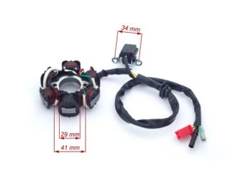 Statora ģeneratora rotors priekš ATV110/125, 6 spoles