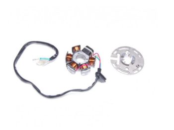 Statora ģeneratora rotors priekš DERBI SENDA 2008, 6 spoles