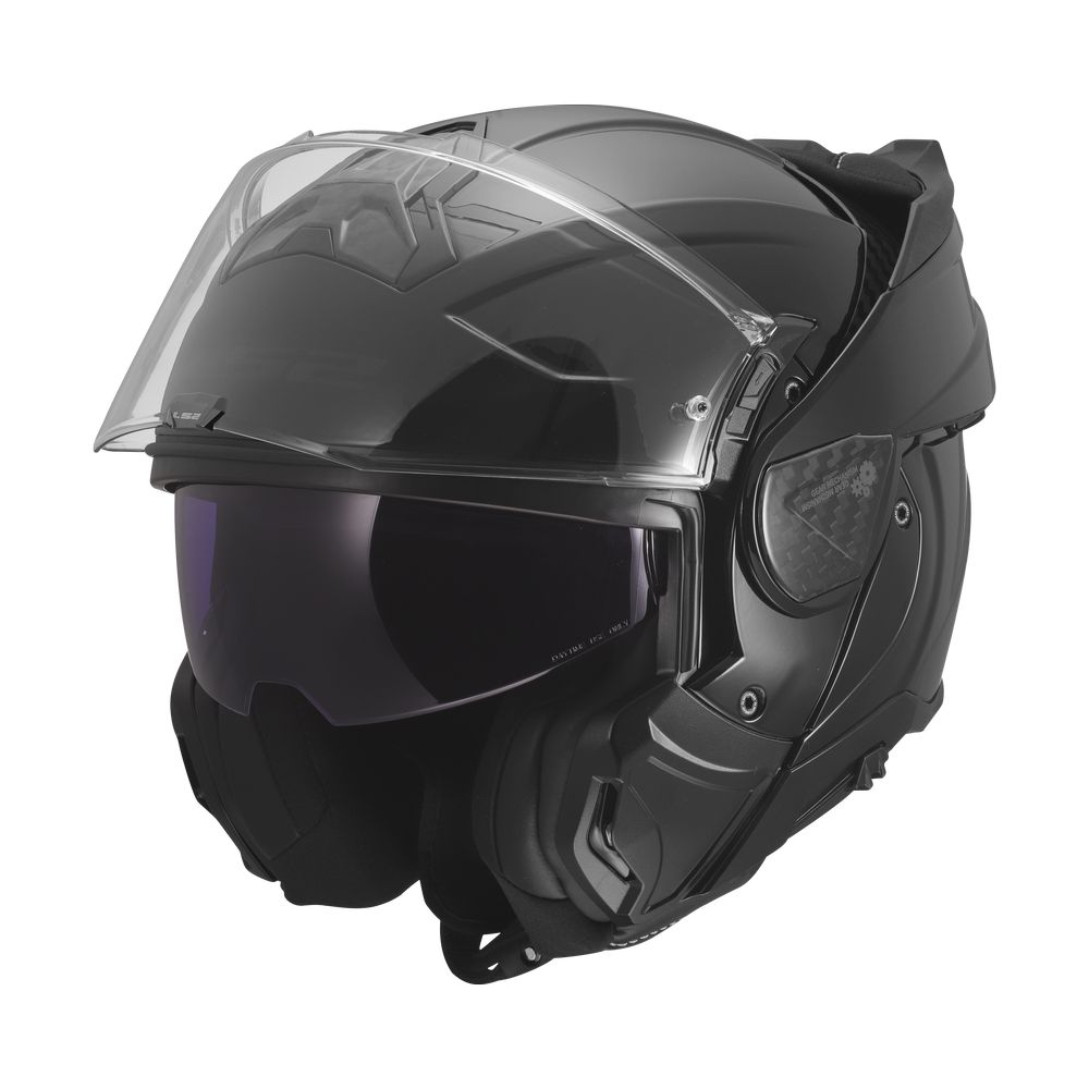 LS2 FF910 ADVANT II SOLID, MOTO ĶIVERE, melna spīdīga LS2 FF910 ADVANT II SOLID, MOTO ĶIVERE, melna spīdīga - Image 2