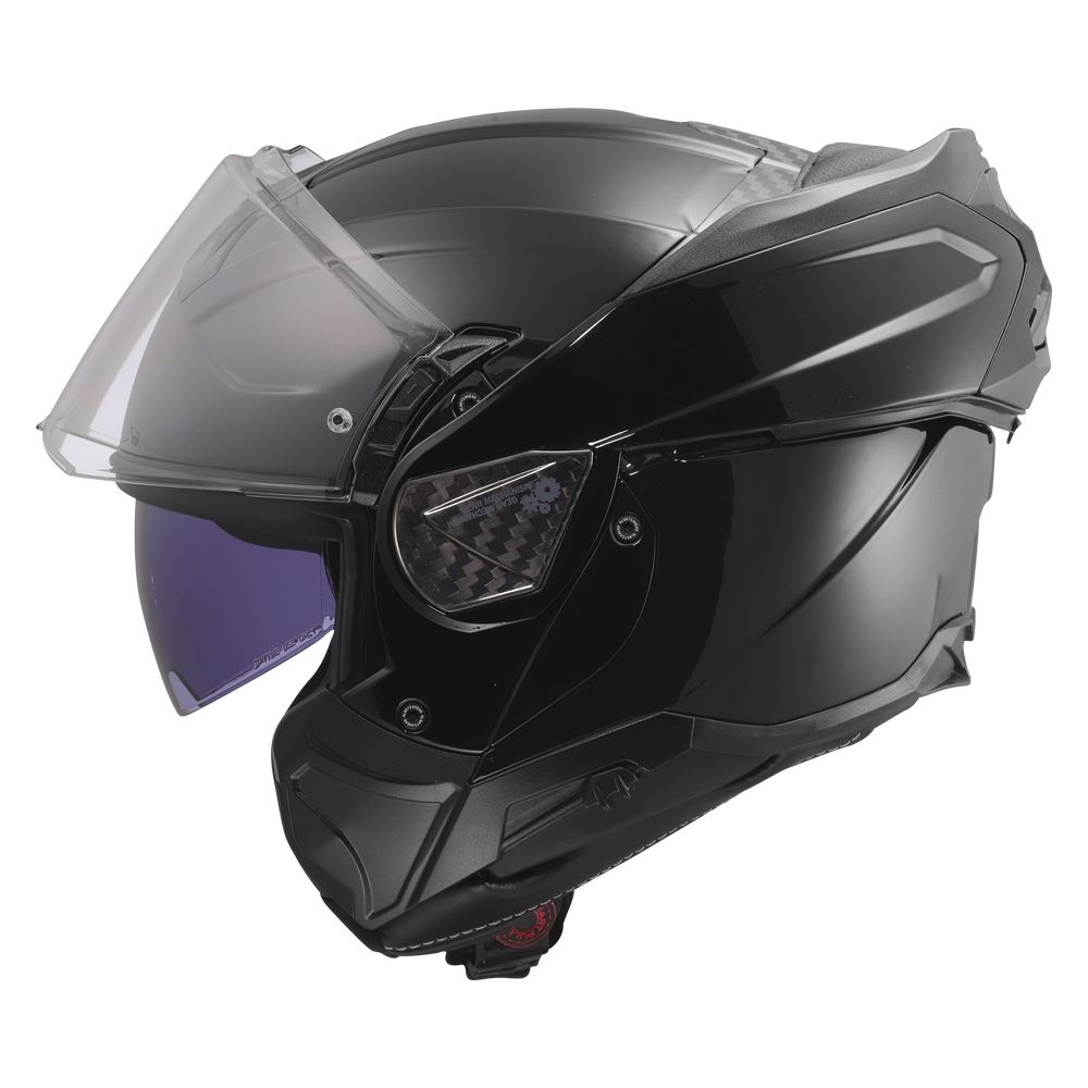 LS2 FF910 ADVANT II SOLID, MOTO ĶIVERE, melna spīdīga LS2 FF910 ADVANT II SOLID, MOTO ĶIVERE, melna spīdīga - Image 5