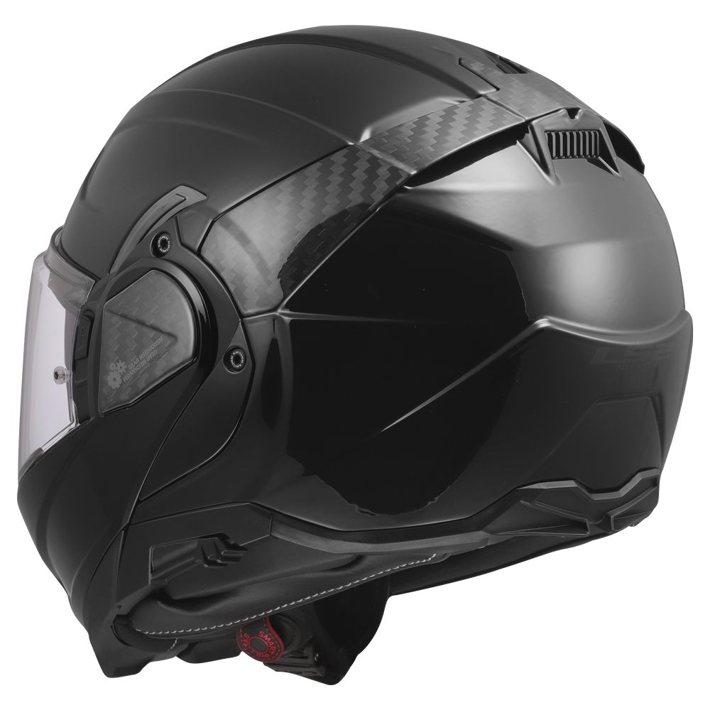 LS2 FF910 ADVANT II SOLID, MOTO ĶIVERE, melna spīdīga LS2 FF910 ADVANT II SOLID, MOTO ĶIVERE, melna spīdīga - Image 6