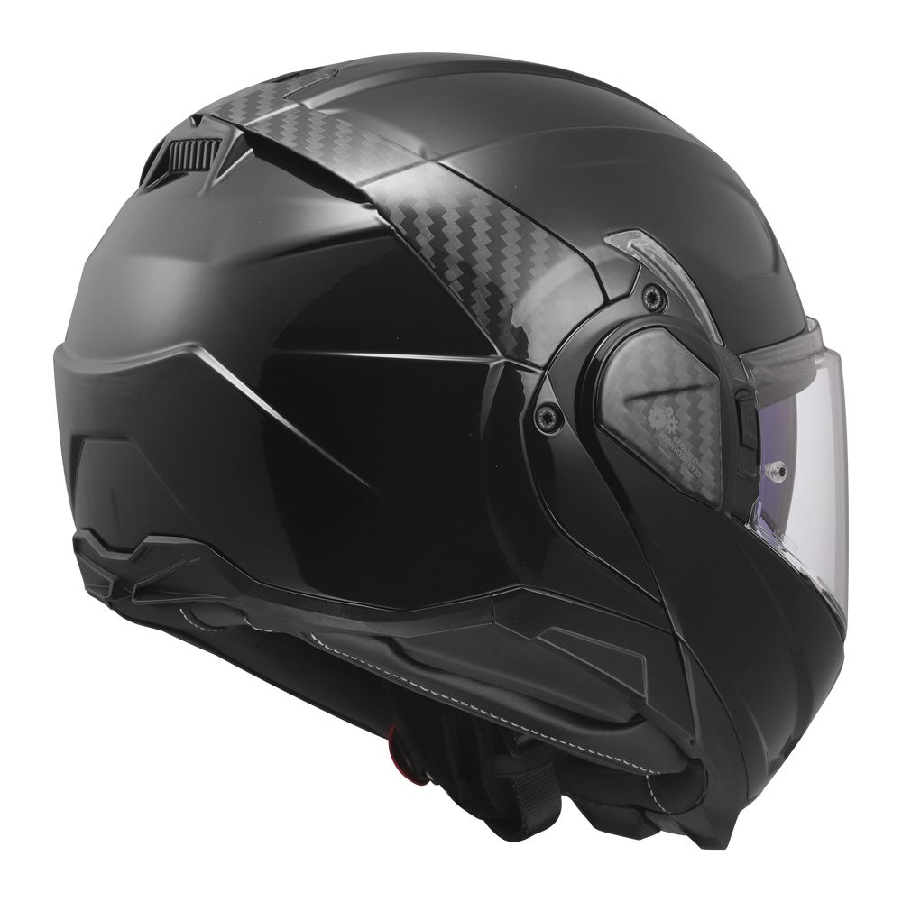 LS2 FF910 ADVANT II SOLID, MOTO ĶIVERE, melna spīdīga LS2 FF910 ADVANT II SOLID, MOTO ĶIVERE, melna spīdīga - Image 8