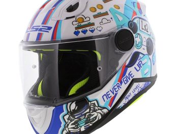 LS2 FF812 KID NEXT LEVEL Bērnu, MOTO ĶIVERE, balta