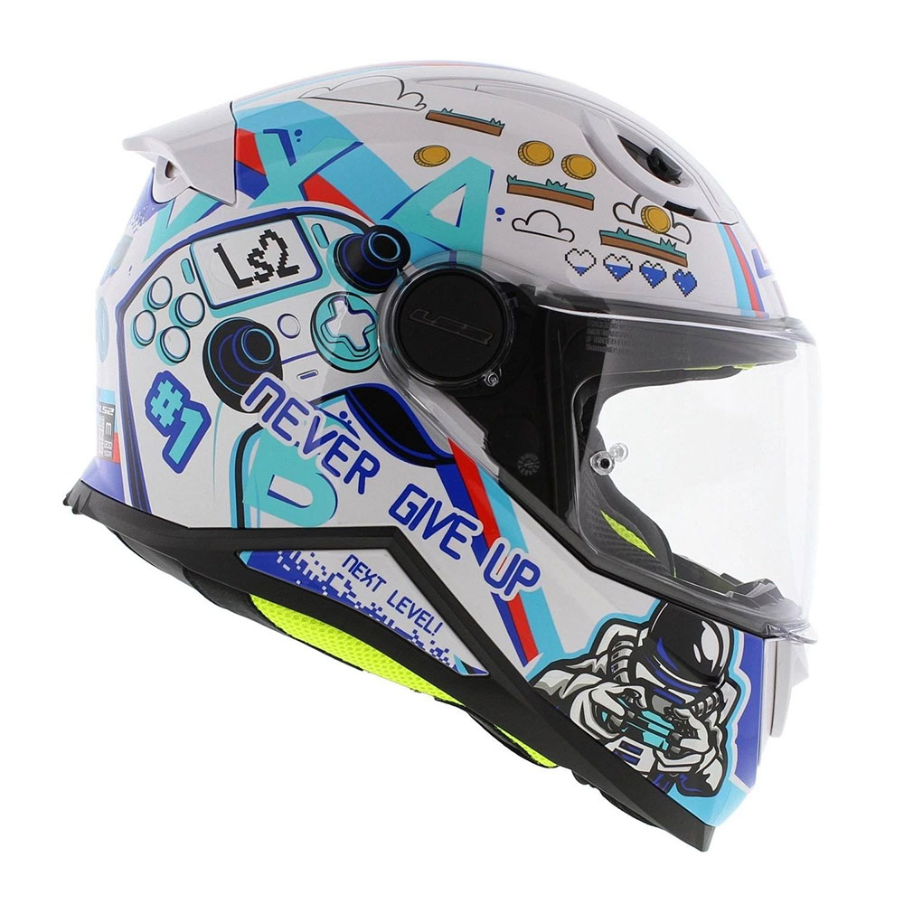 LS2 FF812 KID NEXT LEVEL Bērnu, MOTO ĶIVERE, balta LS2 FF812 KID NEXT LEVEL Bērnu, MOTO ĶIVERE, balta - Image 4