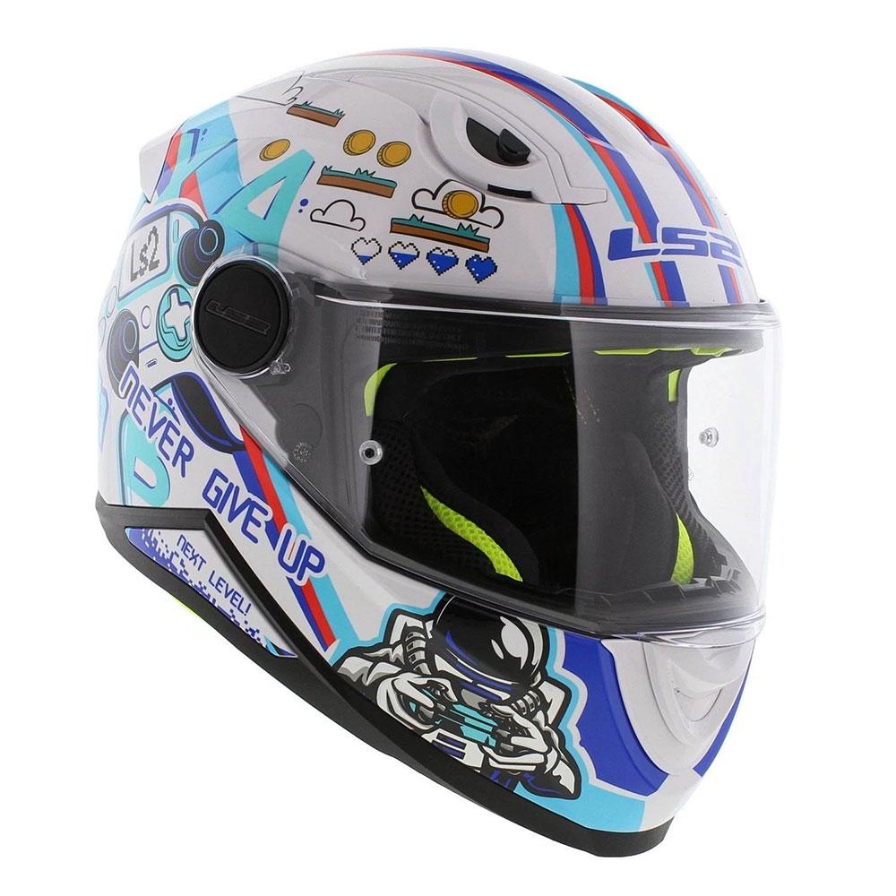 LS2 FF812 KID NEXT LEVEL Bērnu, MOTO ĶIVERE, balta LS2 FF812 KID NEXT LEVEL Bērnu, MOTO ĶIVERE, balta - Image 6