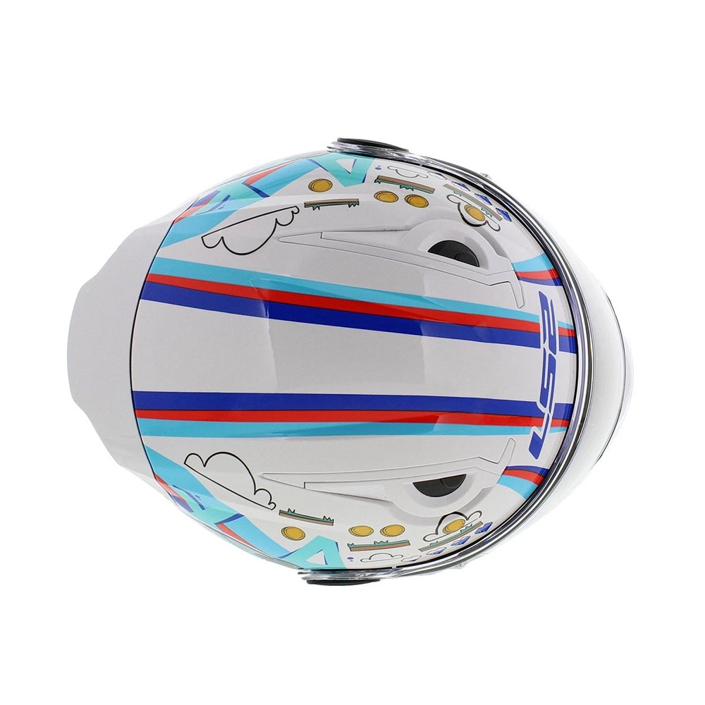 LS2 FF812 KID NEXT LEVEL Bērnu, MOTO ĶIVERE, balta LS2 FF812 KID NEXT LEVEL Bērnu, MOTO ĶIVERE, balta - Image 5