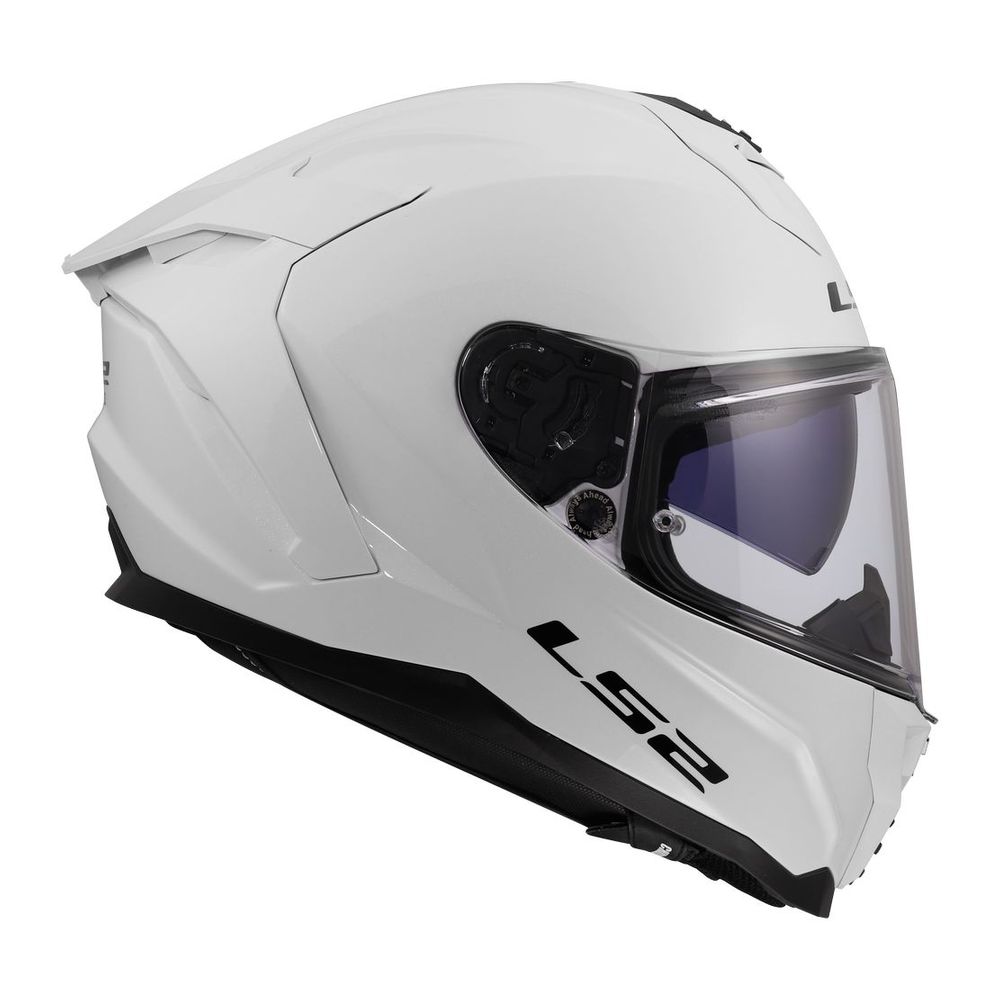 LS2 FF817 CHALLENGER II SOLID, MOTO ĶIVERE, balta spīdīga LS2 FF817 CHALLENGER II SOLID, MOTO ĶIVERE, balta spīdīga - Image 3