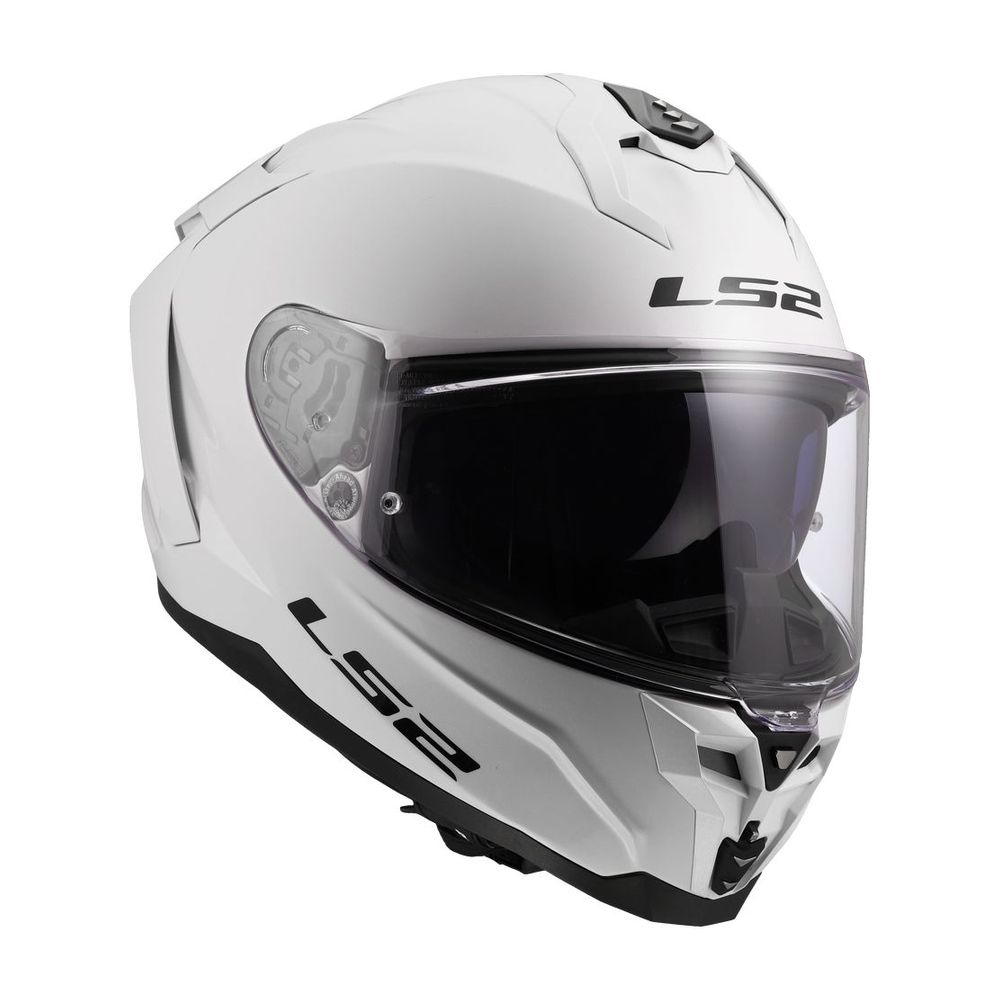 LS2 FF817 CHALLENGER II SOLID, MOTO ĶIVERE, balta spīdīga LS2 FF817 CHALLENGER II SOLID, MOTO ĶIVERE, balta spīdīga - Image 6