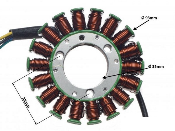 Statora ģeneratora rotors priekš SUZUKI DRZ 250-400, 01-17 Statora ģeneratora rotors priekš SUZUKI DRZ 250-400, 01-17 - Image 2