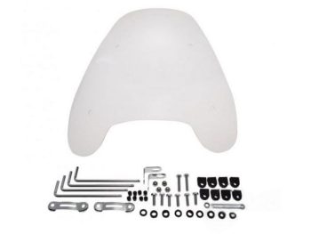 Universāls akrila moto vējstikls deflektors 460mmx400mm
