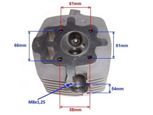 Cilindra galvas komplekts priekš 125cc LONCIN 4T Cilindra galvas komplekts priekš 125cc LONCIN 4T - Image 2
