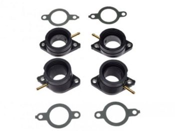 Ieplūdes kolektora gumijas flancis YAMAHA XV750 XV920 VIRAGO, OEM: 33M-13586/13596-01