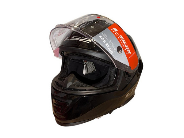 LS2 FF800 STORM II SOLID, MOTO ĶIVERE, melna spīdīga LS2 FF800 STORM II SOLID, MOTO ĶIVERE, melna spīdīga - Image 2