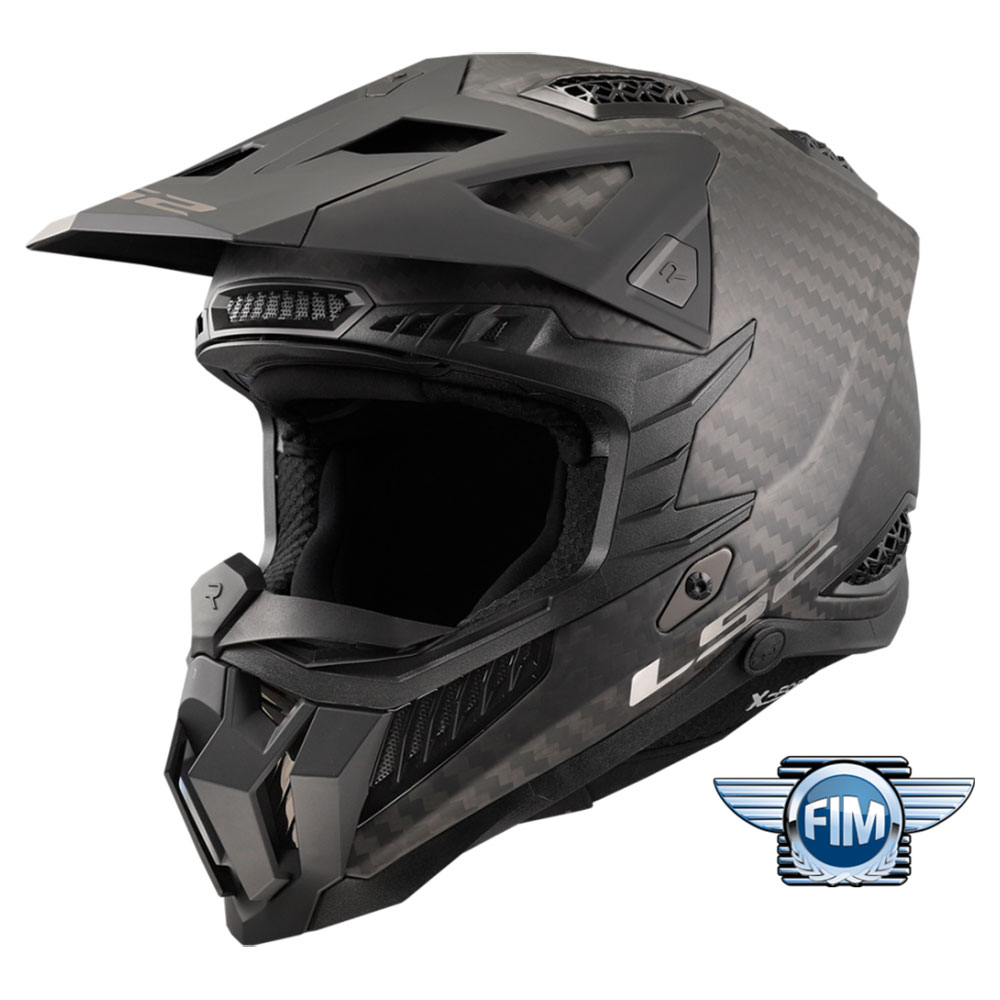 LS2 MX703 C X-FORCE PRO FIM, MOTO ĶIVERE, matēta Carbon LS2 MX703 C X-FORCE PRO FIM, MOTO ĶIVERE, matēta Carbon