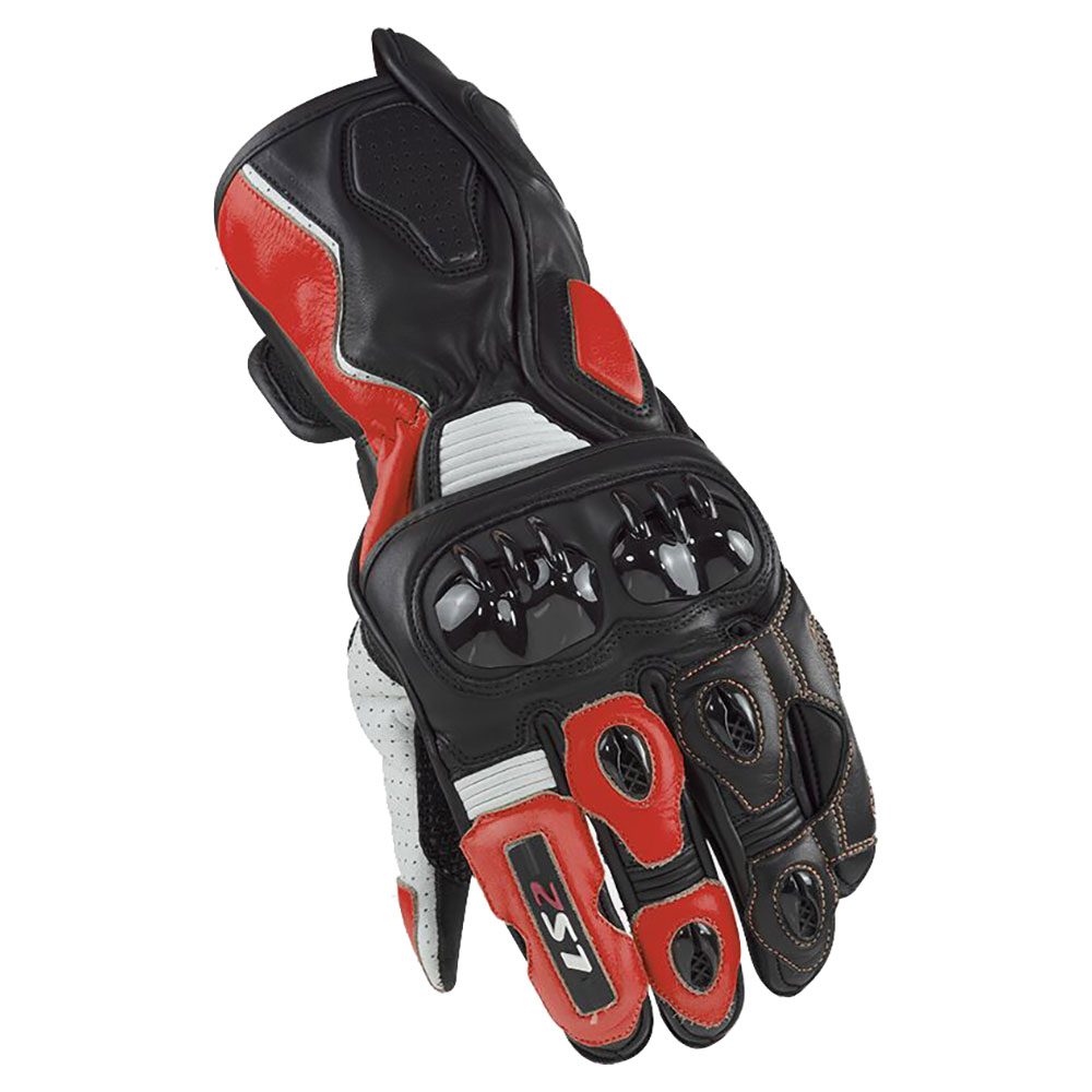 LS2 Swift sporta cimdi - melni, balti, sarkani LS2 Swift sporta cimdi - melni, balti, sarkani