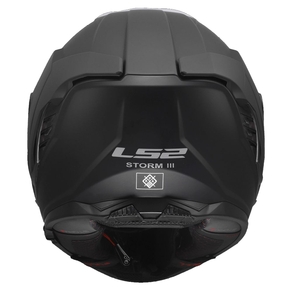 LS2 FF818 STORM III SOLID, MOTO ĶIVERE, melna matēta LS2 FF818 STORM III SOLID, MOTO ĶIVERE, melna matēta - Image 3