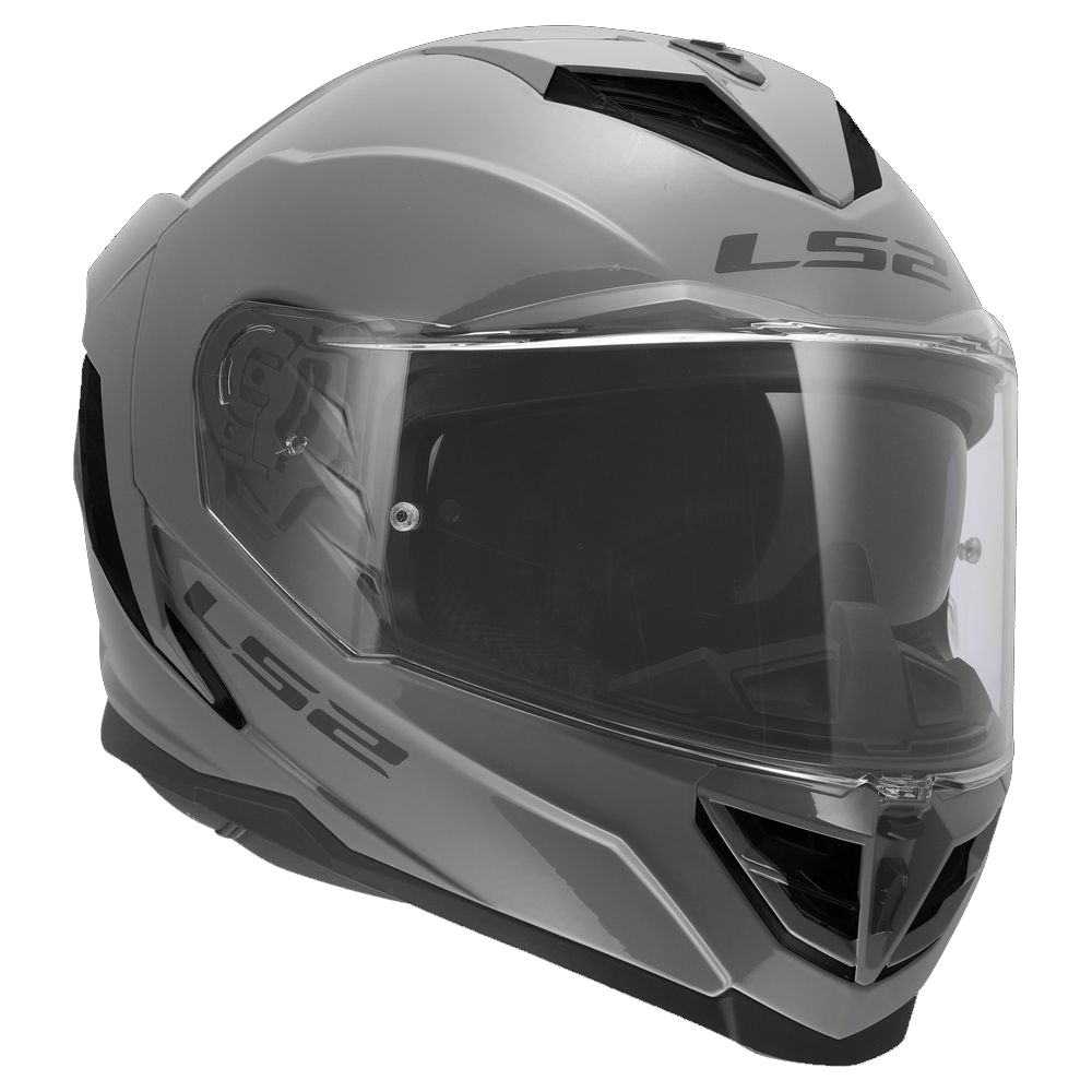 LS2 FF818 STORM III SOLID, MOTO ĶIVERE, pelēka Nardo LS2 FF818 STORM III SOLID, MOTO ĶIVERE, pelēka Nardo - Image 3