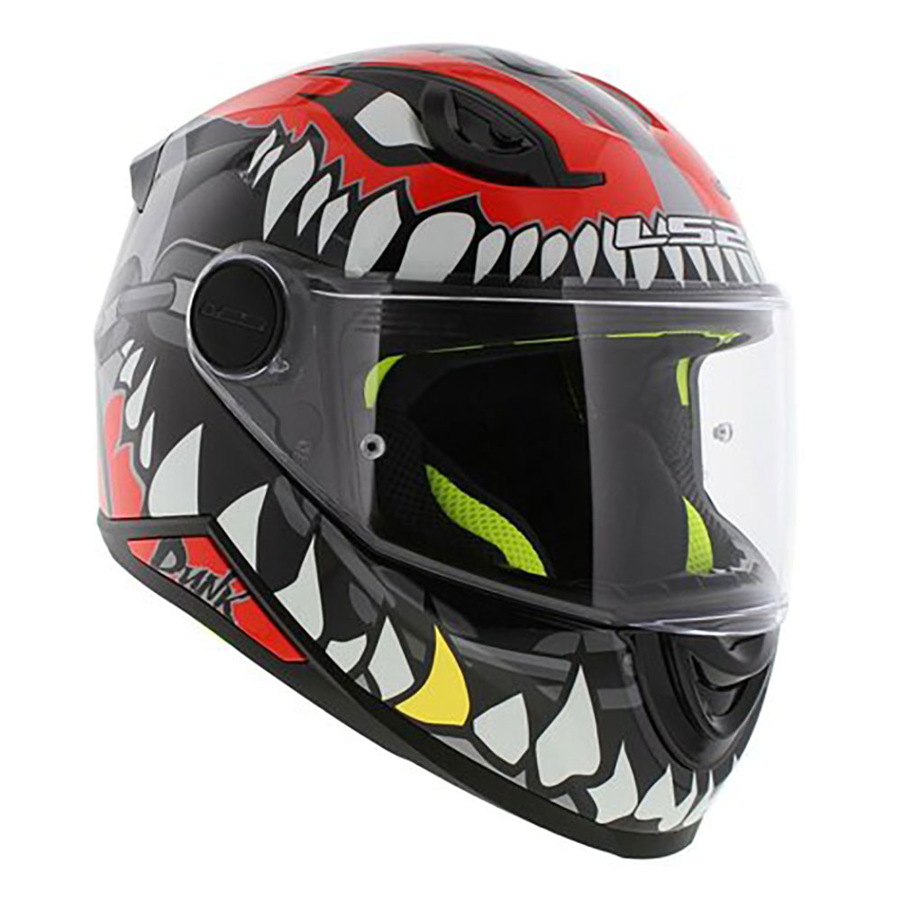LS2 FF812 KID PUNK bērnu, MOTO ĶIVERE, pelēka, sarkana LS2 FF812 KID PUNK bērnu, MOTO ĶIVERE, pelēka, sarkana - Image 5