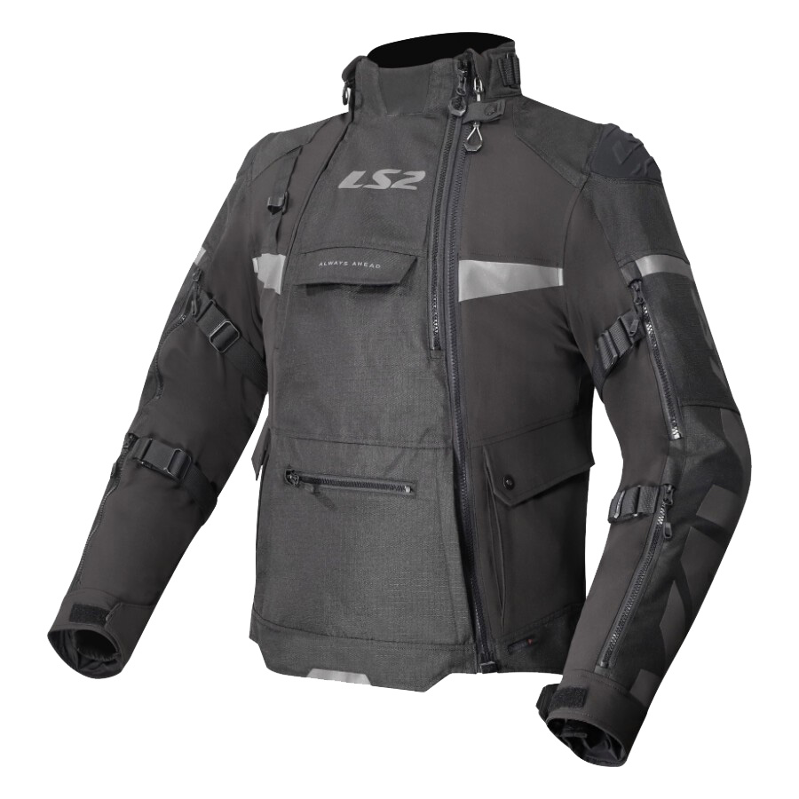 LS2 X-MASTER vīriešu moto jaka - melna LS2 X-MASTER vīriešu moto jaka - melna