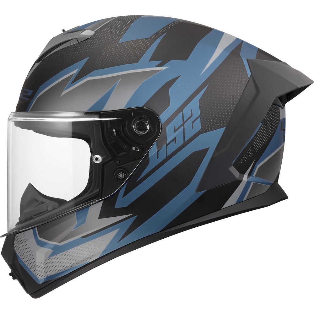 LS2 FF820 RAPID III XTREM, MOTO ĶIVERE, melna, zila LS2 FF820 RAPID III XTREM, MOTO ĶIVERE, melna, zila - Image 4