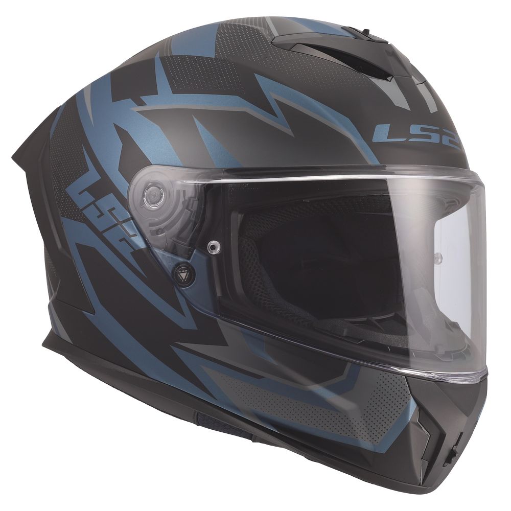 LS2 FF820 RAPID III XTREM, MOTO ĶIVERE, melna, zila LS2 FF820 RAPID III XTREM, MOTO ĶIVERE, melna, zila - Image 7