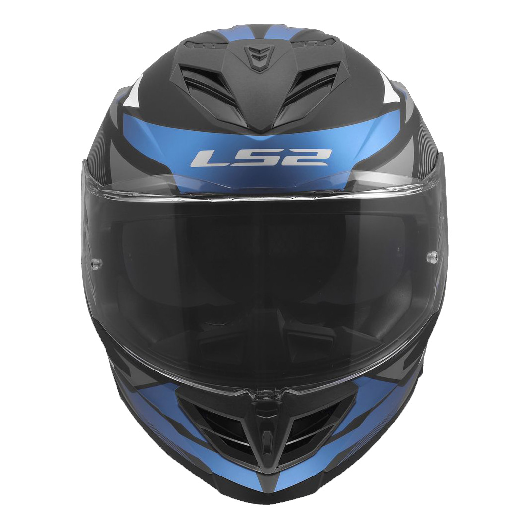 LS2 FF818 STORM III KOMAI, MOTO ĶIVERE, melna, zila LS2 FF818 STORM III KOMAI, MOTO ĶIVERE, melna, zila - Image 3