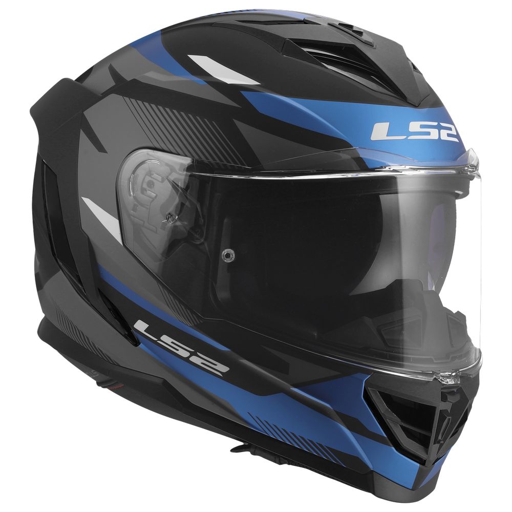 LS2 FF818 STORM III KOMAI, MOTO ĶIVERE, melna, zila LS2 FF818 STORM III KOMAI, MOTO ĶIVERE, melna, zila - Image 5