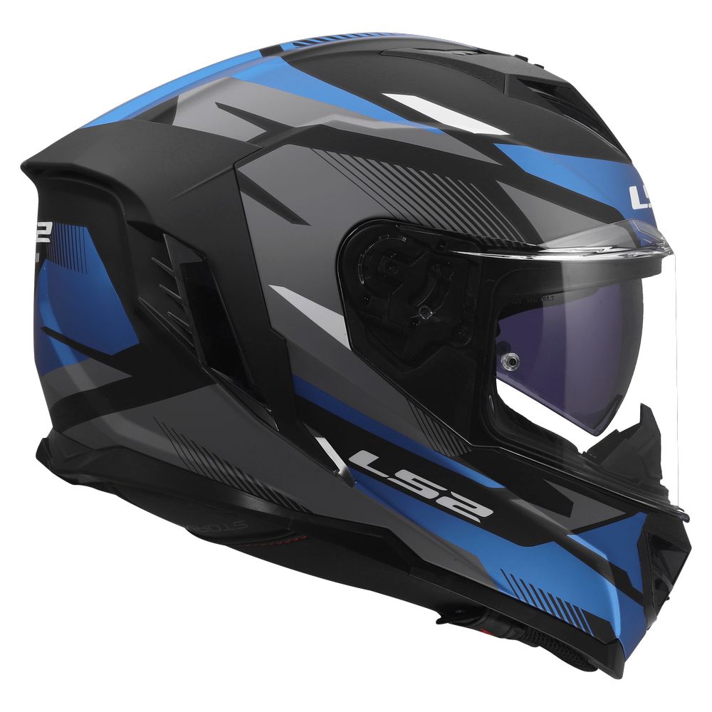 LS2 FF818 STORM III KOMAI, MOTO ĶIVERE, melna, zila LS2 FF818 STORM III KOMAI, MOTO ĶIVERE, melna, zila - Image 6