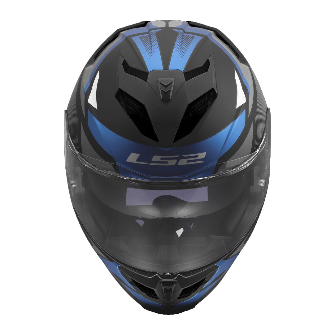 LS2 FF818 STORM III KOMAI, MOTO ĶIVERE, melna, zila LS2 FF818 STORM III KOMAI, MOTO ĶIVERE, melna, zila - Image 7