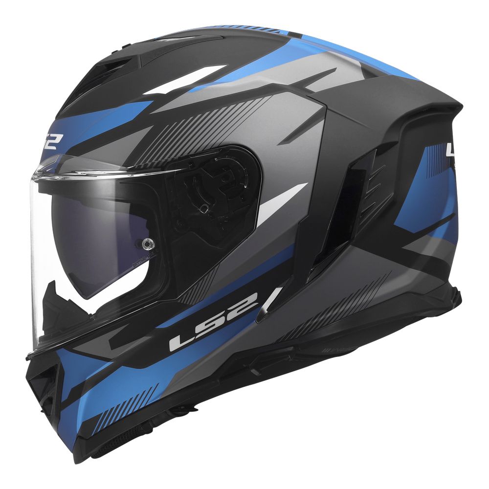 LS2 FF818 STORM III KOMAI, MOTO ĶIVERE, melna, zila LS2 FF818 STORM III KOMAI, MOTO ĶIVERE, melna, zila - Image 10