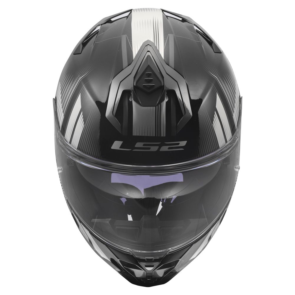 LS2 FF817 CHALLENGER II NITRO, MOTO ĶIVERE, melna, pelēka LS2 FF817 CHALLENGER II NITRO, MOTO ĶIVERE, melna, pelēka - Image 2