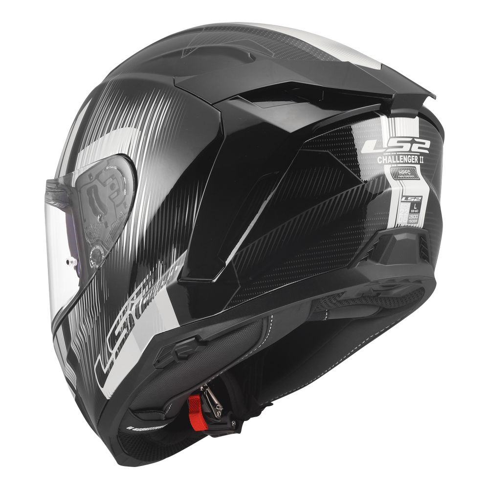 LS2 FF817 CHALLENGER II NITRO, MOTO ĶIVERE, melna, pelēka LS2 FF817 CHALLENGER II NITRO, MOTO ĶIVERE, melna, pelēka - Image 5
