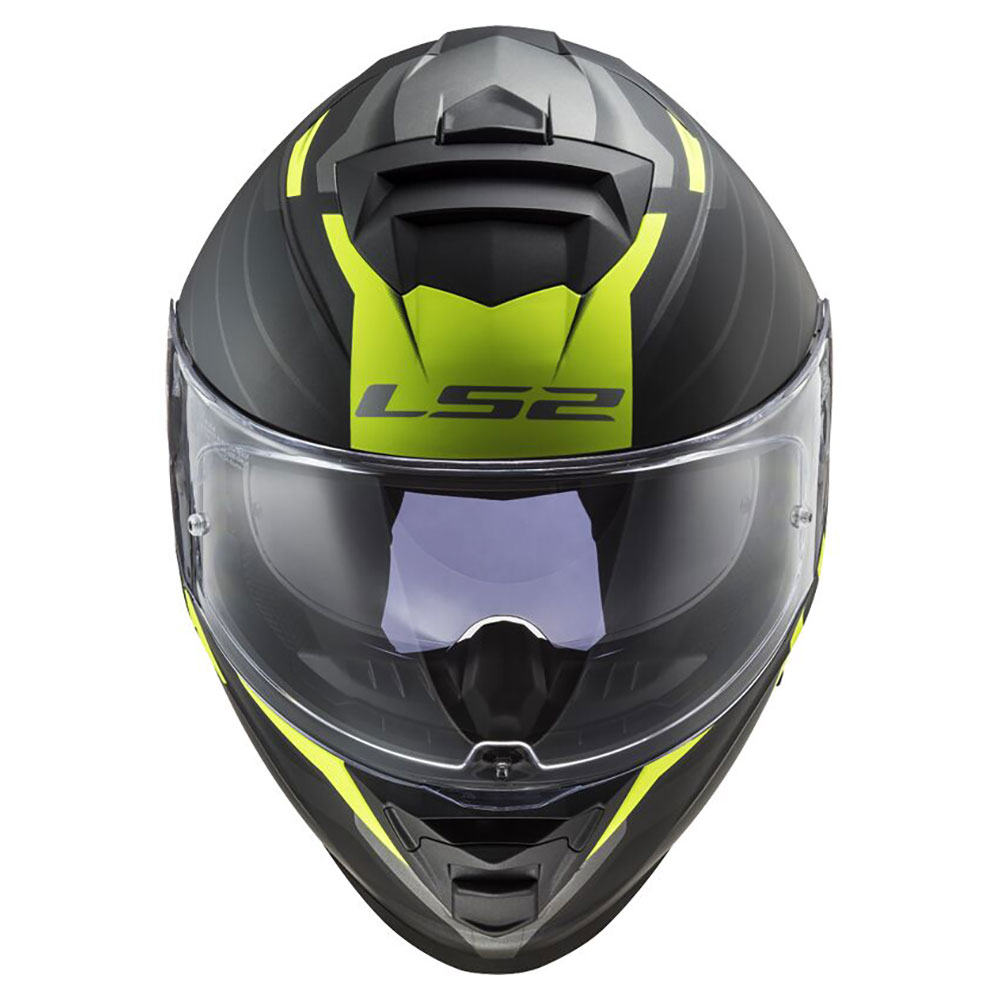 LS2 FF800 STORM II NERVE, MOTO ĶIVERE, matēta melna, dzeltena LS2 FF800 STORM II NERVE, MOTO ĶIVERE, matēta melna, dzeltena - Image 3