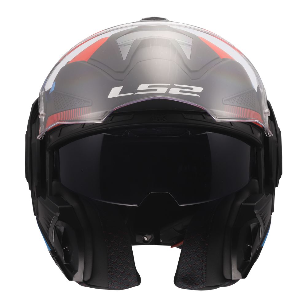 LS2 FF901 ADVANT X NOVA, MOTO ĶIVERE, melna, sarkana, zila LS2 FF901 ADVANT X NOVA, MOTO ĶIVERE, melna, sarkana, zila - Image 4