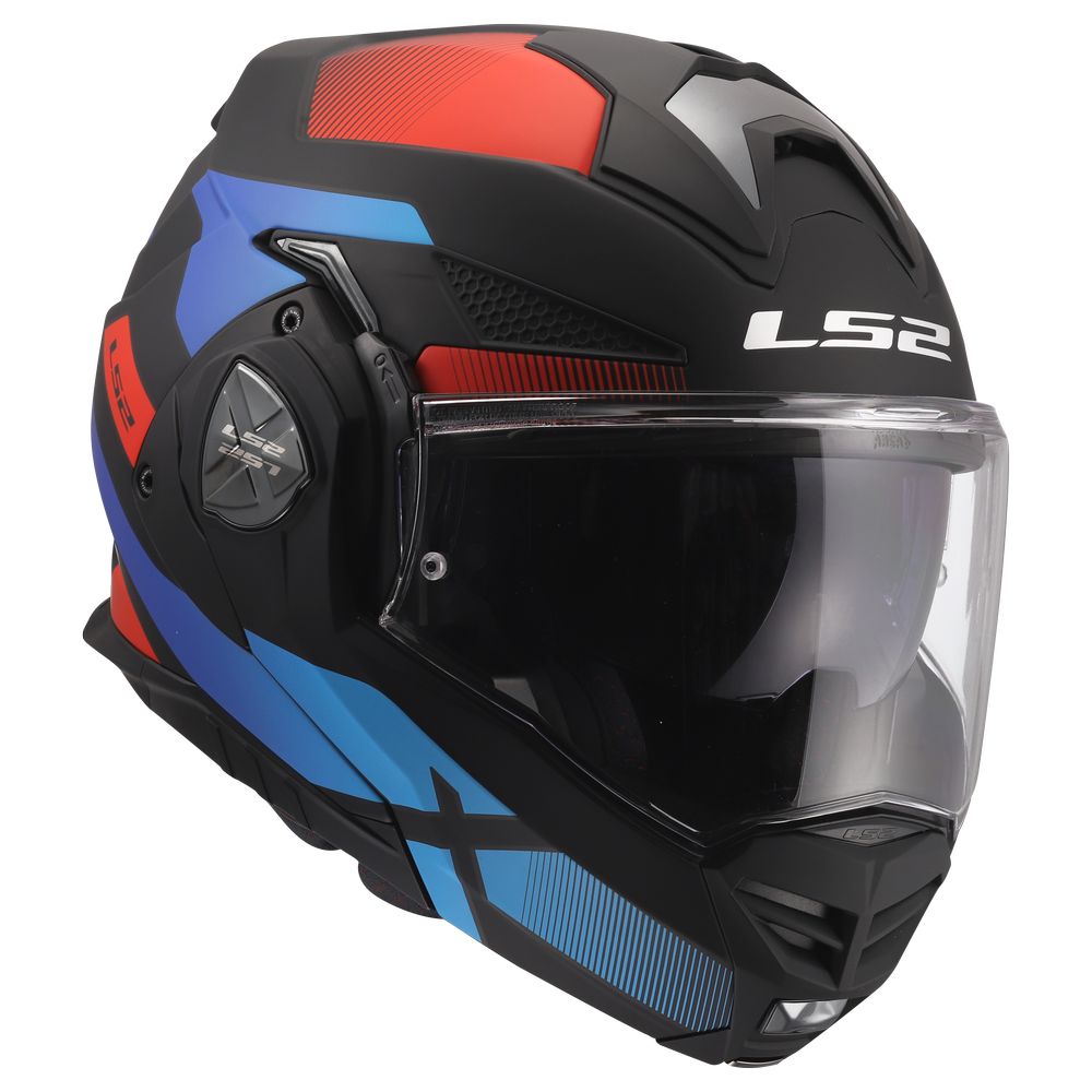 LS2 FF901 ADVANT X NOVA, MOTO ĶIVERE, melna, sarkana, zila LS2 FF901 ADVANT X NOVA, MOTO ĶIVERE, melna, sarkana, zila - Image 3