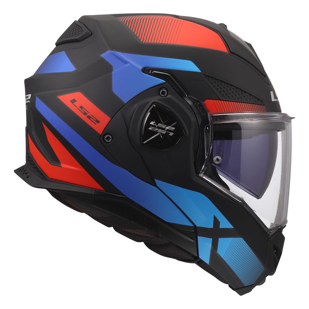 LS2 FF901 ADVANT X NOVA, MOTO ĶIVERE, melna, sarkana, zila LS2 FF901 ADVANT X NOVA, MOTO ĶIVERE, melna, sarkana, zila - Image 6