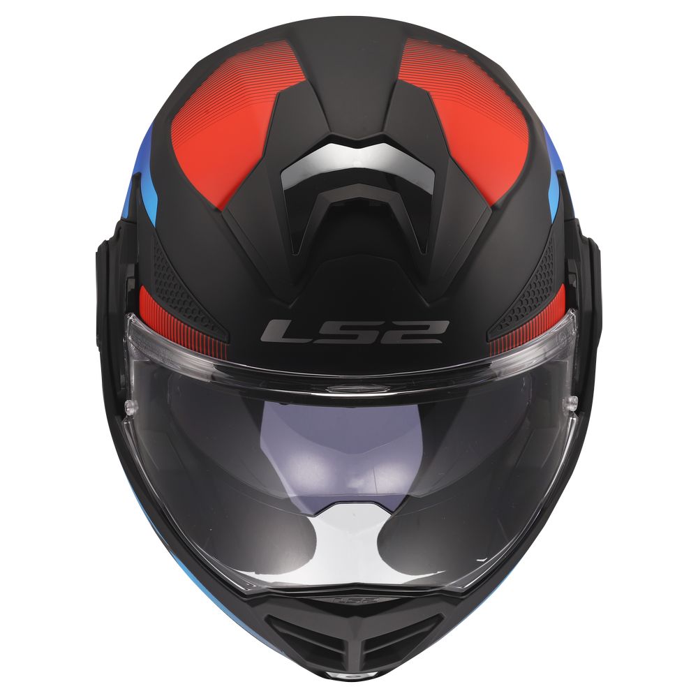 LS2 FF901 ADVANT X NOVA, MOTO ĶIVERE, melna, sarkana, zila LS2 FF901 ADVANT X NOVA, MOTO ĶIVERE, melna, sarkana, zila - Image 5
