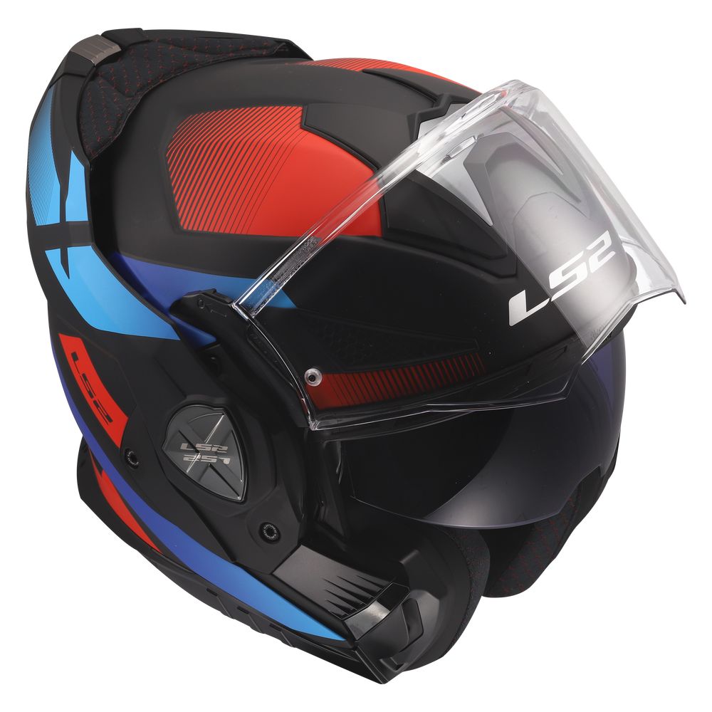 LS2 FF901 ADVANT X NOVA, MOTO ĶIVERE, melna, sarkana, zila LS2 FF901 ADVANT X NOVA, MOTO ĶIVERE, melna, sarkana, zila - Image 13