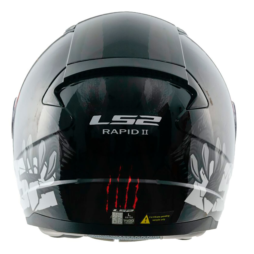 LS2 FF353 RAPID II CLAW, MOTO ĶIVERE, melna LS2 FF353 RAPID II CLAW, MOTO ĶIVERE, melna - Image 5